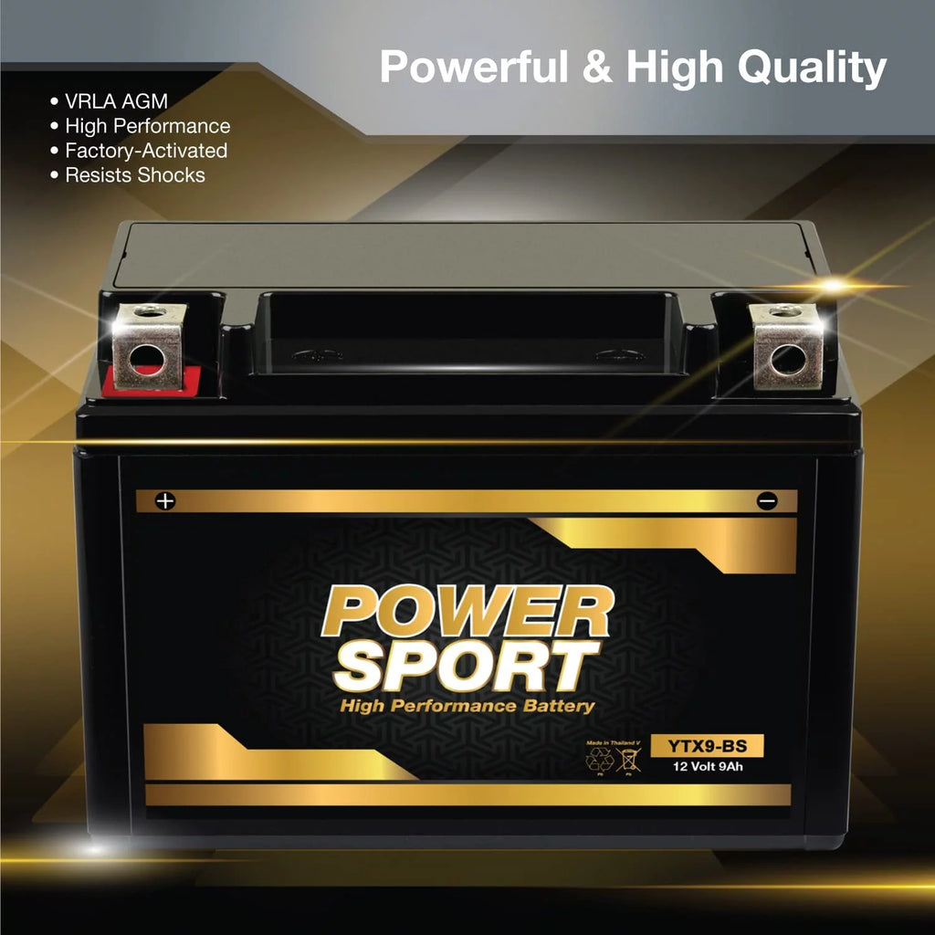 12v 9ah Replacement Motorcycle Battery T854651