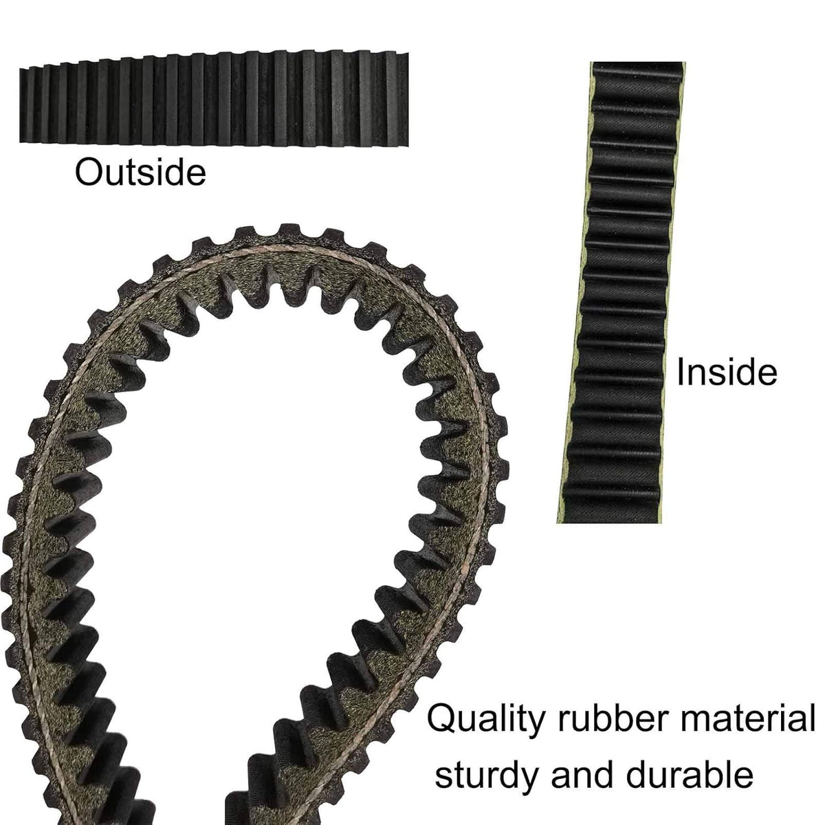 Drive Belt for Arctic Cat Wildcat 1000 2012-2013, Alterra TRV 1000 XT 2017, Alterra 700 2019-2021 V-Belt V35879