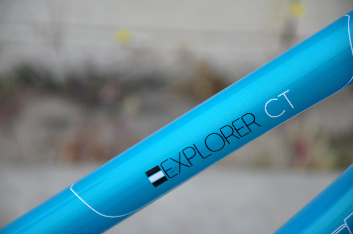 Blue Step-Through Hybrid City Commuter Bike A8285