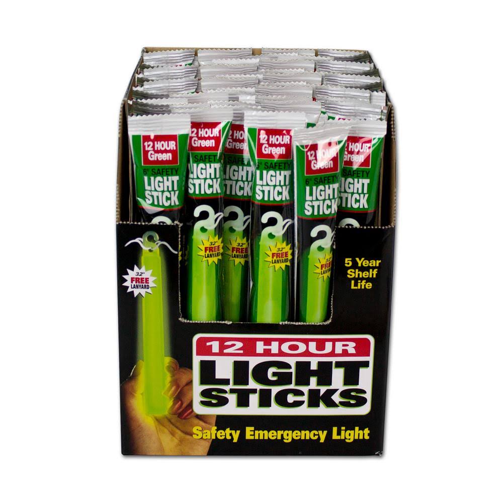 Green 12-Hour Safety Light Stick 48-Pack B97367
