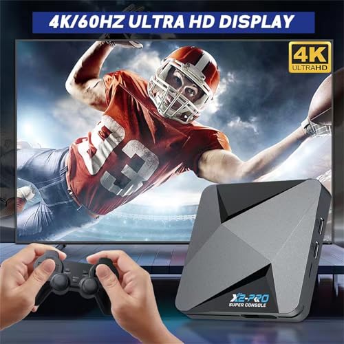Retro Video Game Console with 70,000+ Games, Android 9.0 & EmuELEC 4.5, 4K HD L562