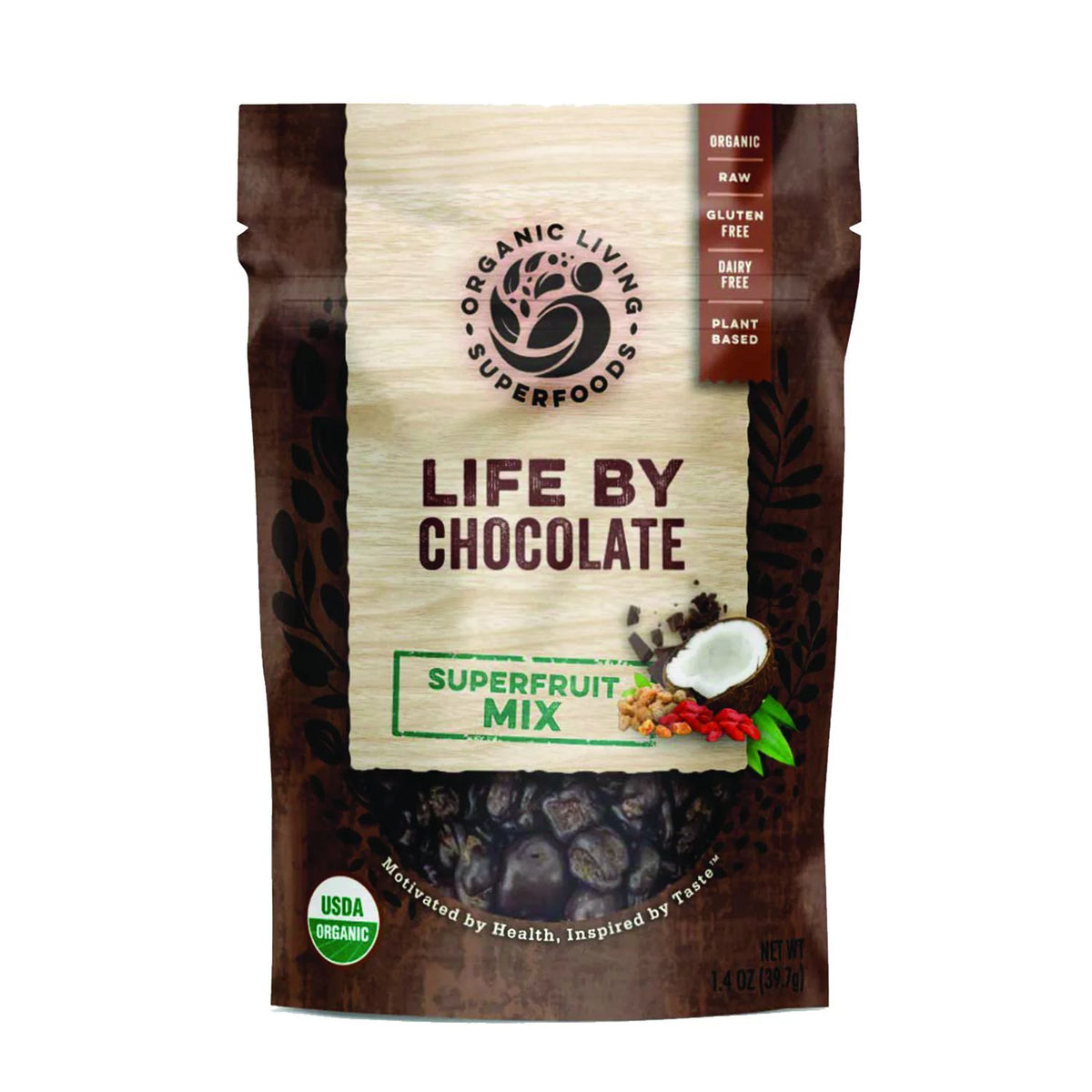 Organic Dark Chocolate Superfruit Mix 1.4oz A60411