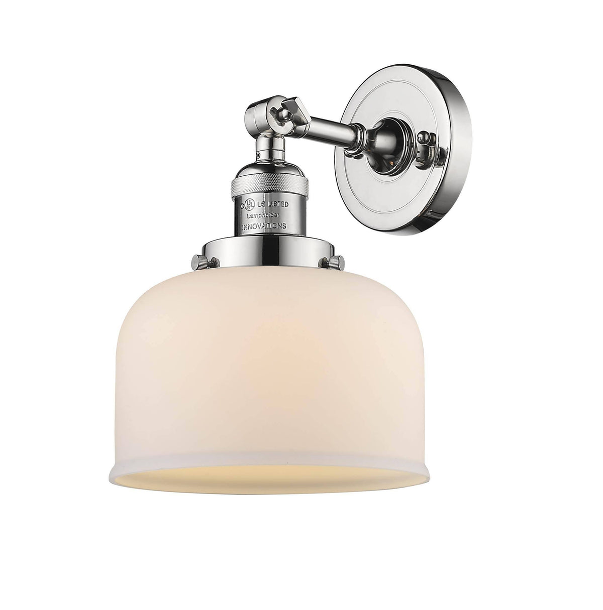 Large Bell 1 Light Sconce LED (Nickel) T4983