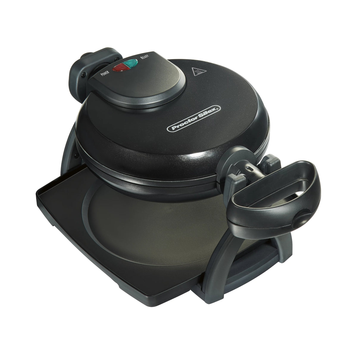 Flip Belgian Waffle Maker with Non-Stick Plates H37771