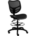 Black Mesh Stool L439