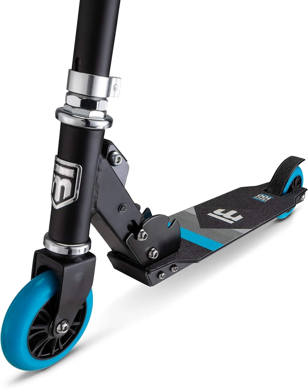 Black/Blue Youth Folding Kick Scooter N931538