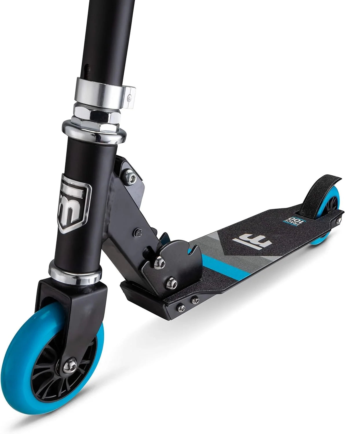 Black/Blue Youth Folding Kick Scooter N931538