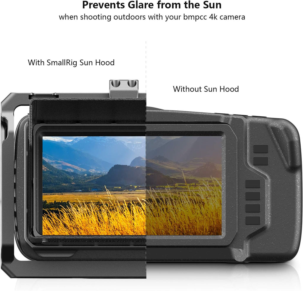 Camera Sun Hood Sun Shade LCD Screen Sunhood O26974