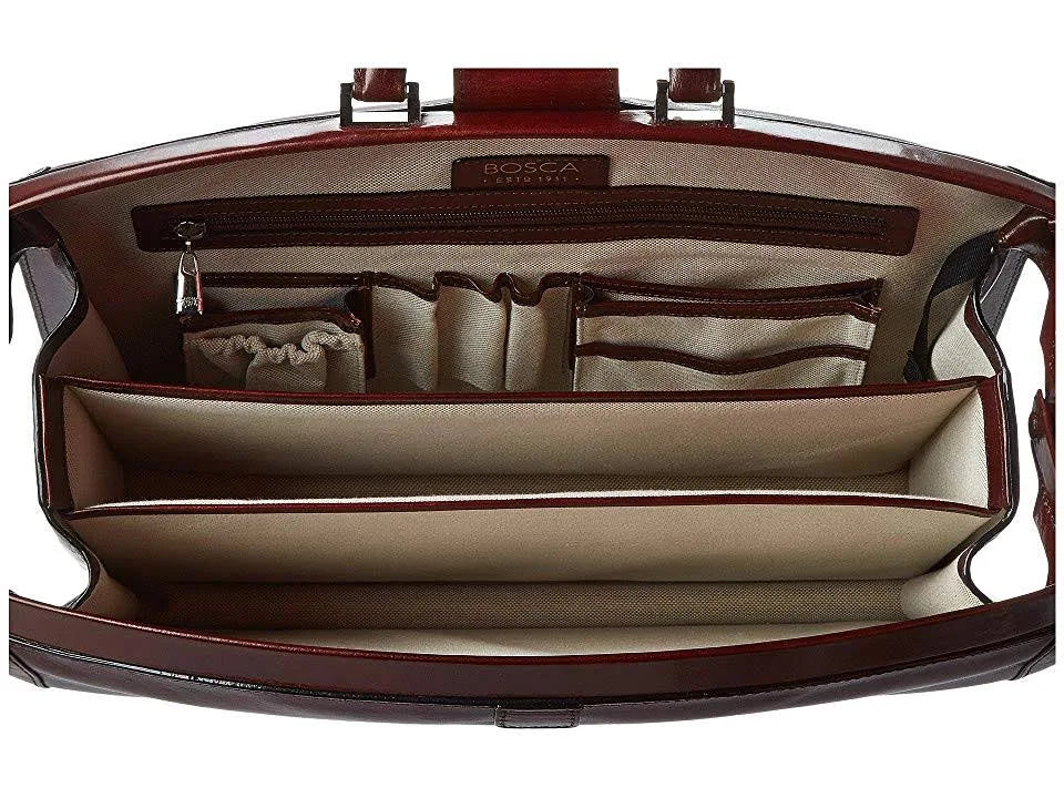 Dark Brown Leather Brief F750