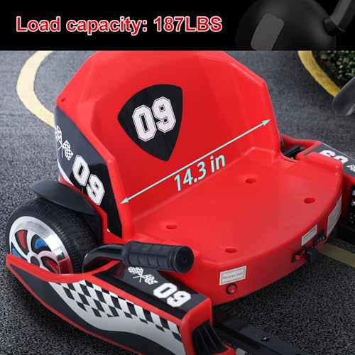 Electric Go Kart for Kids, 36V 350W Motor 16 MPH 4 Wheel Ride on Toy V91772
