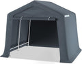Grey 7' x 12' Heavy Duty Outdoor Storage Shelter I8591