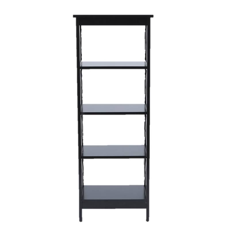 Black 4-Tier Bookcase D43183