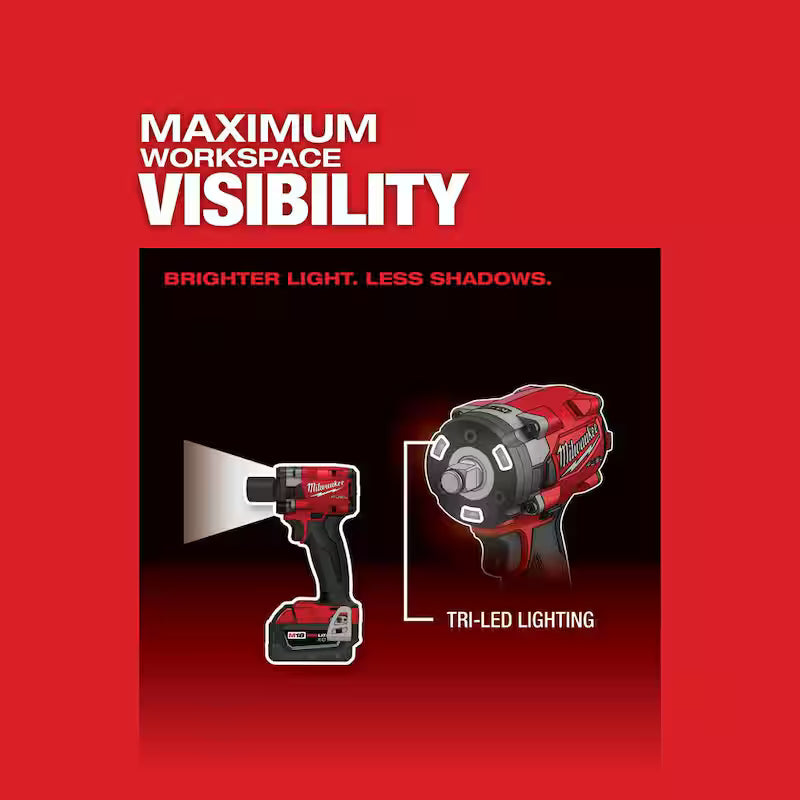 18V Brushless Cordless 1/2 in. Compact Impact Wrench J74721