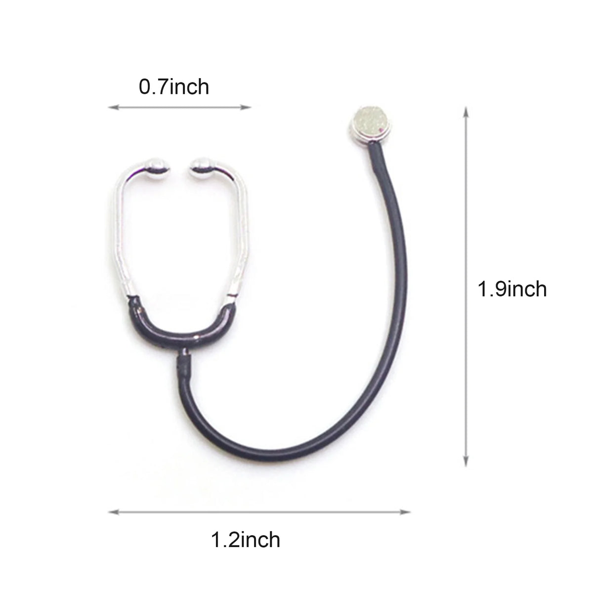 5Pcs 1/12 Dollhouse Mini Stethoscope Hospital Accessories Toys Set Z78284