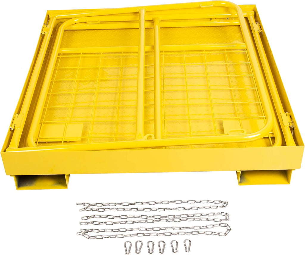 36x36 Steel Forklift Cage Work Platform W77774