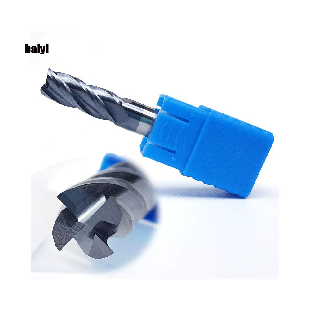 1/8 Carbide Square End Mill, 4 Flute, AlTiN Coating O18567
