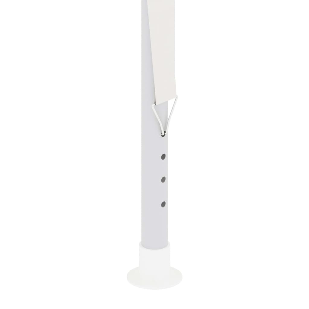 White Party Tent with Side Walls 6.6'x6.6' R1357