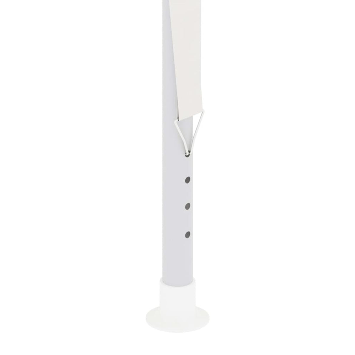 White Party Tent with Side Walls 6.6'x6.6' R1357