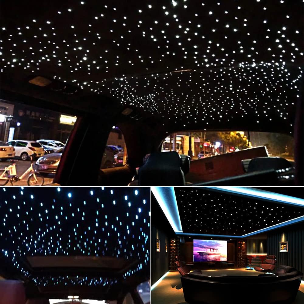 6W RGB LED Fiber Optic Light Star Ceiling Kit I49319