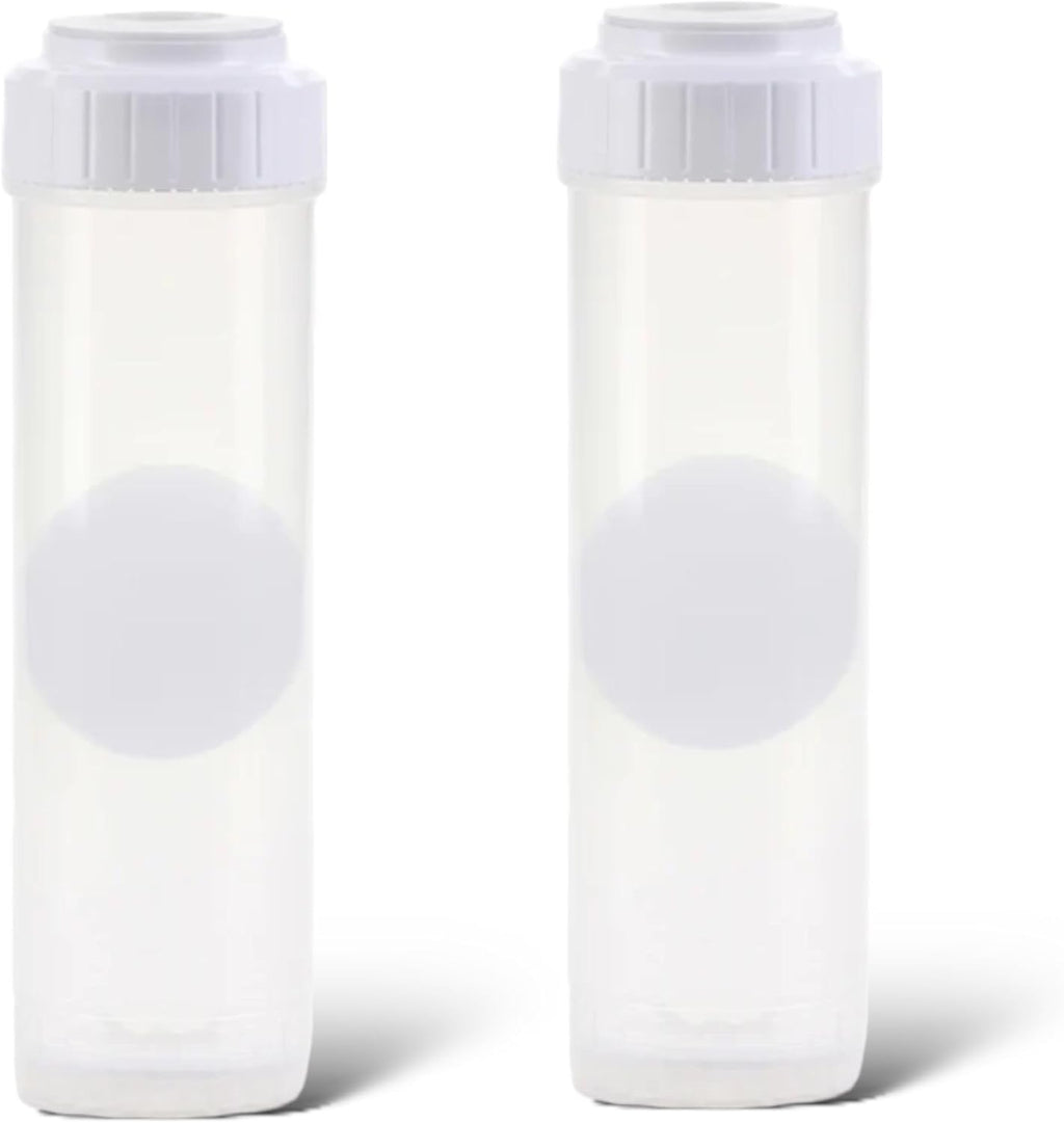 2 Pack Clear Standard Size Water Filter Cartridge 2.5 x 10 U4566