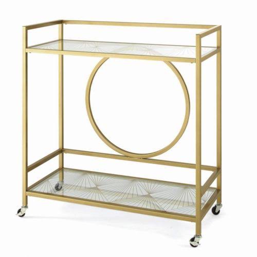 Gold Finish Bar Cart R870