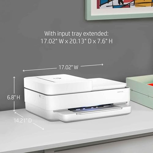 White All-in-One Wireless Color Inkjet Printer, Print Copy Scan R35169