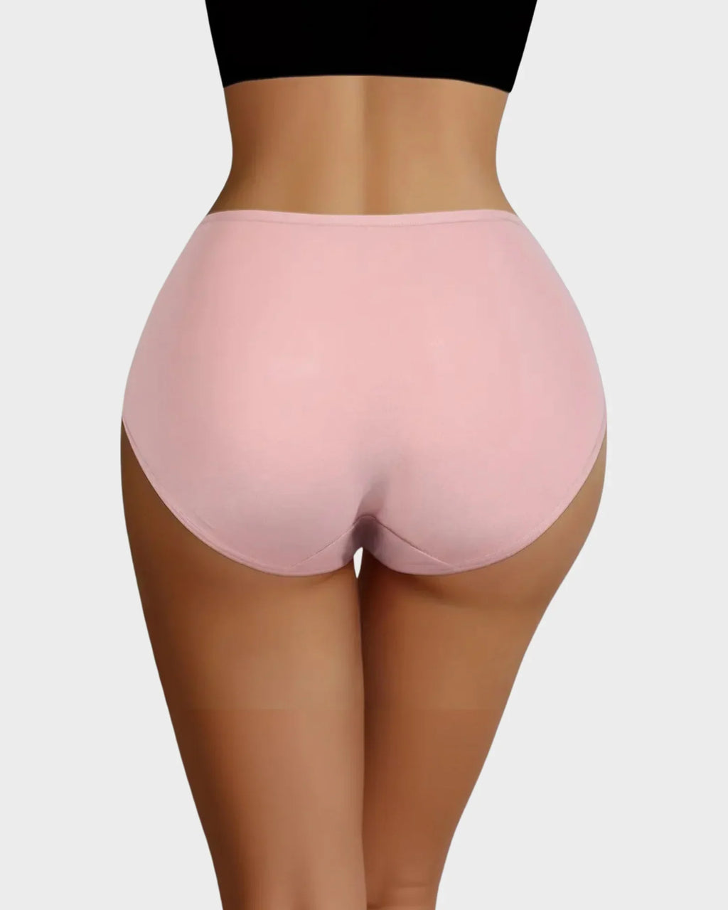 Cotton Heart Print High-Waist Panties 6 Pack E51360