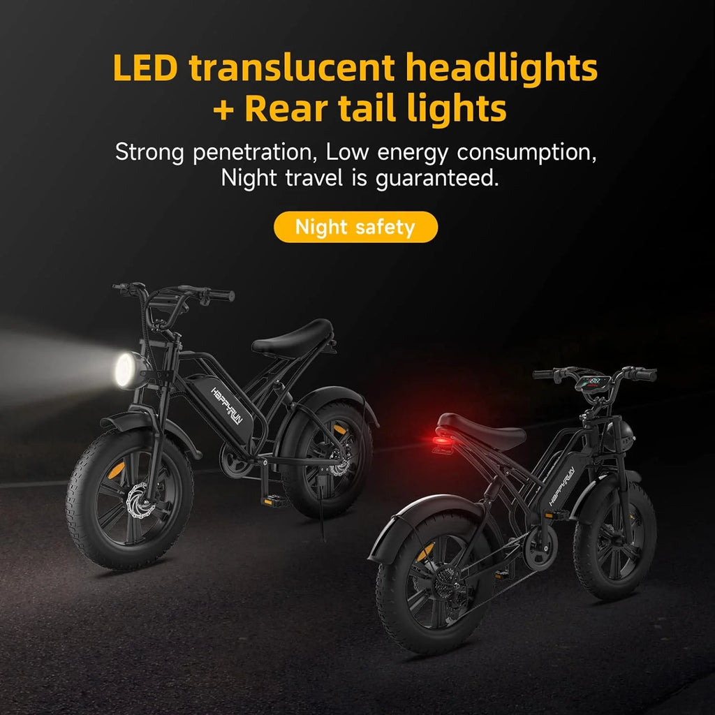 Electric Bike 20 Fat Tire 1500W 48V 18AH A3818