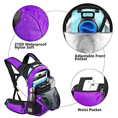 Thermal Insulated Hydration Backpack with 2L BPA Free Water Bladder M697433