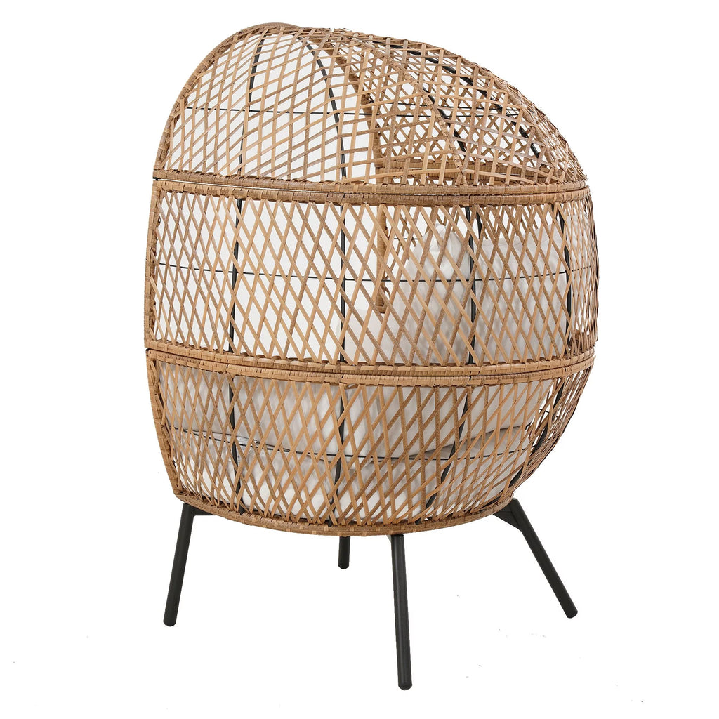 Boho Wicker Egg Chair I92344