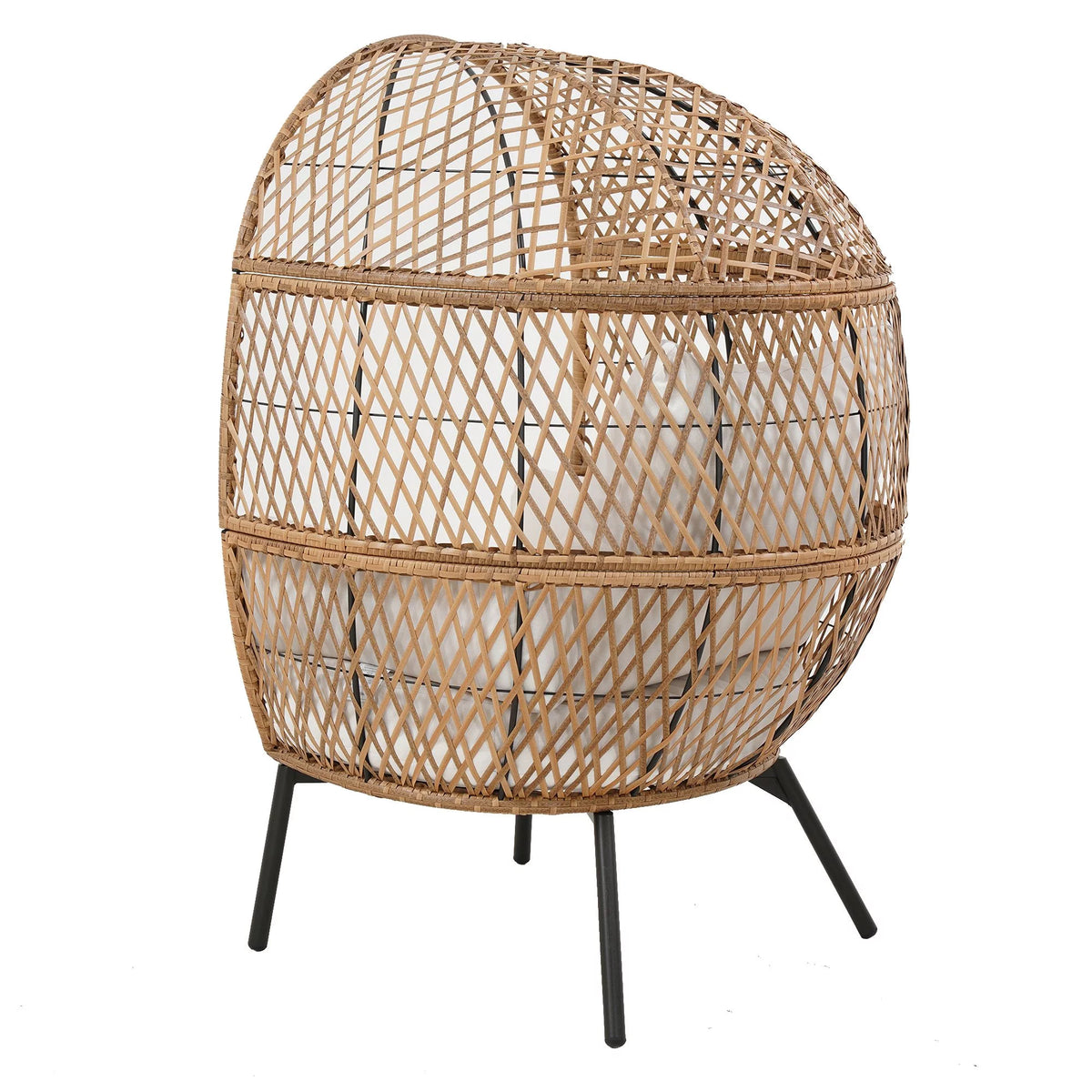 Boho Wicker Egg Chair I92344