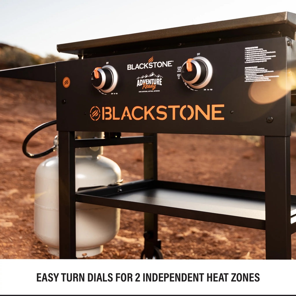 2-Burner 28 Propane Griddle with Foldable Legs Q3845