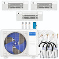 30,000 BTU 3 Zone Ceiling Cassette Ductless Air Conditioner and Heat Pump W342159