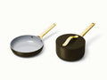 Mini Cookware Set in Black with Gold Handles E90124