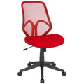Red Mesh Office Chair D4299