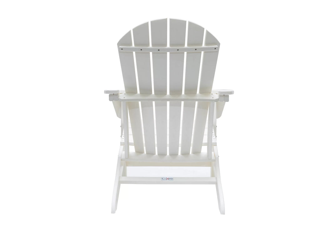 White Poly Outdoor Adirondack Chair A736426