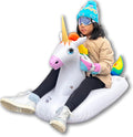Sled Unicorn Snow Tube Inflatable 49 inches Long One Person E613