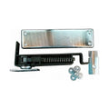 Satin Chrome Double Action Floor Mount R644