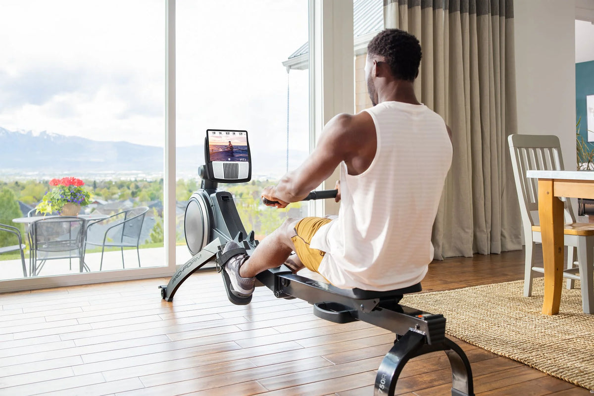 Rower with Display and Tablet Holder J209137