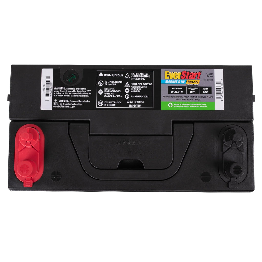 Lead Acid Marine & RV Deep Cycle Battery Group Size 29DC 12 Volt 845 MCA W85789