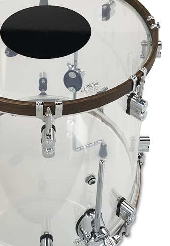 4-Piece Clear Acrylic Drum Set Shell Pack U701996