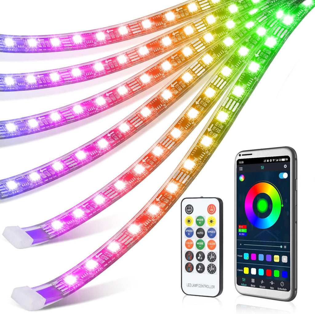 6 PCS LED Car Underglow Light Kit D508