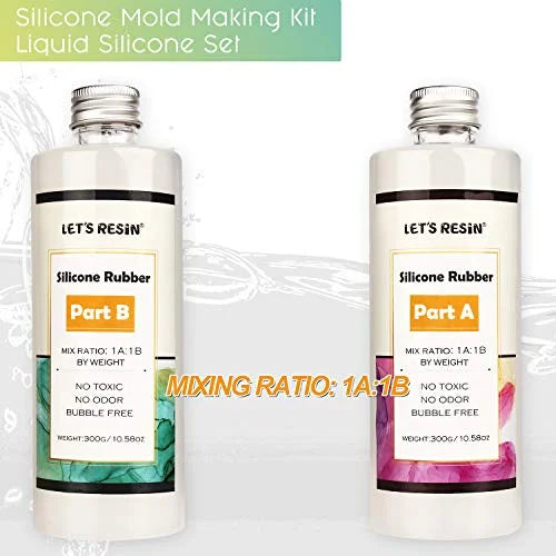 21.16oz Translucent Clear Silicone Mold Making Kit I39530