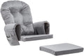 Gray Velvet Glider Rocker Cushion Replacement T918915