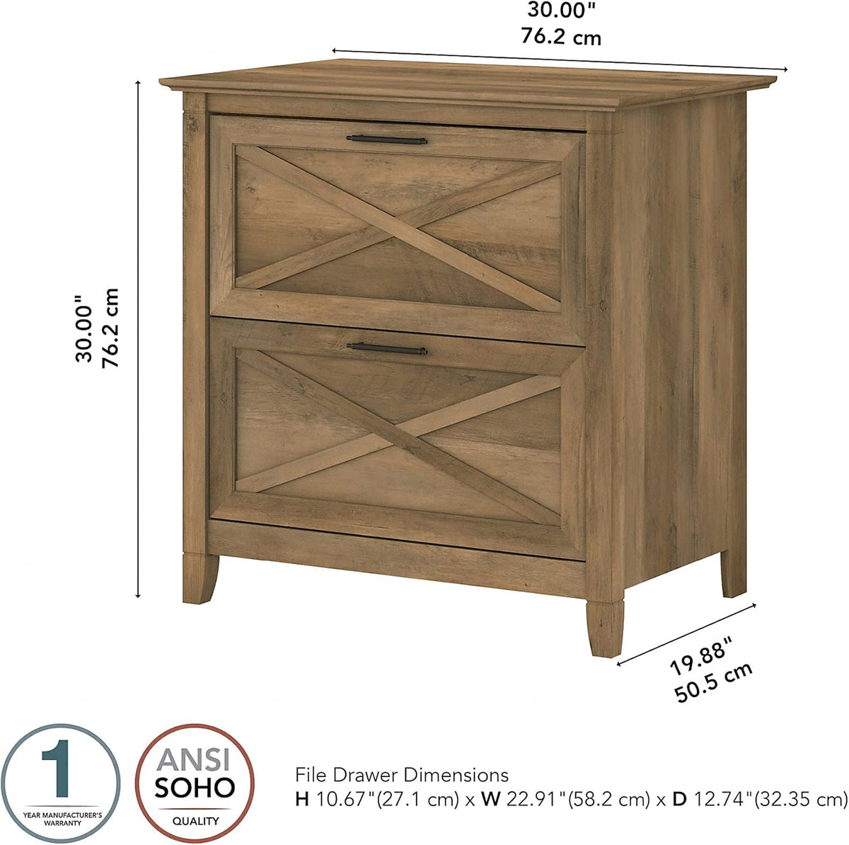 2 Drawer Lateral File Cabinet B772139