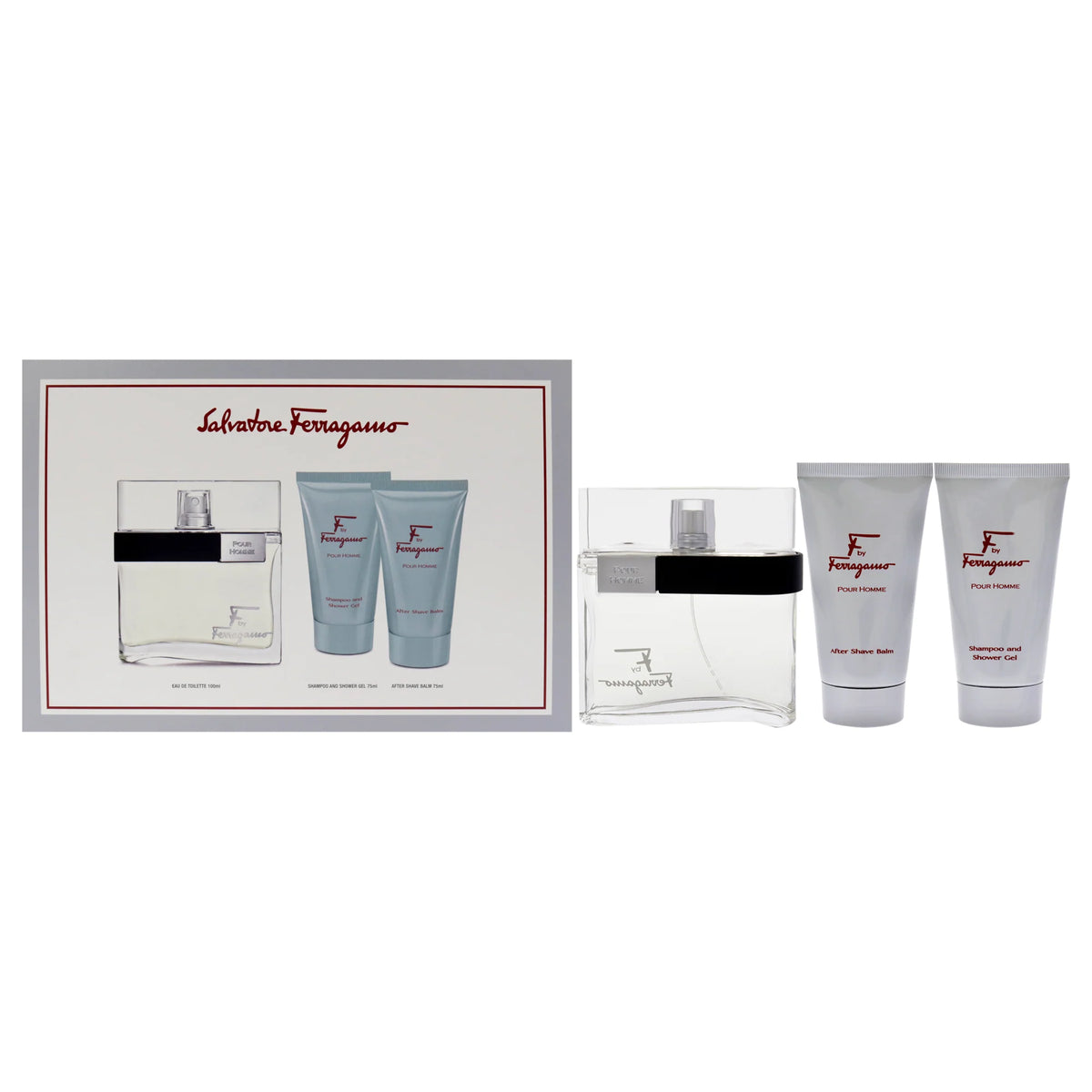 3 Pc Gift Set EDT Spray, Shower Gel, After Shave Balm V689