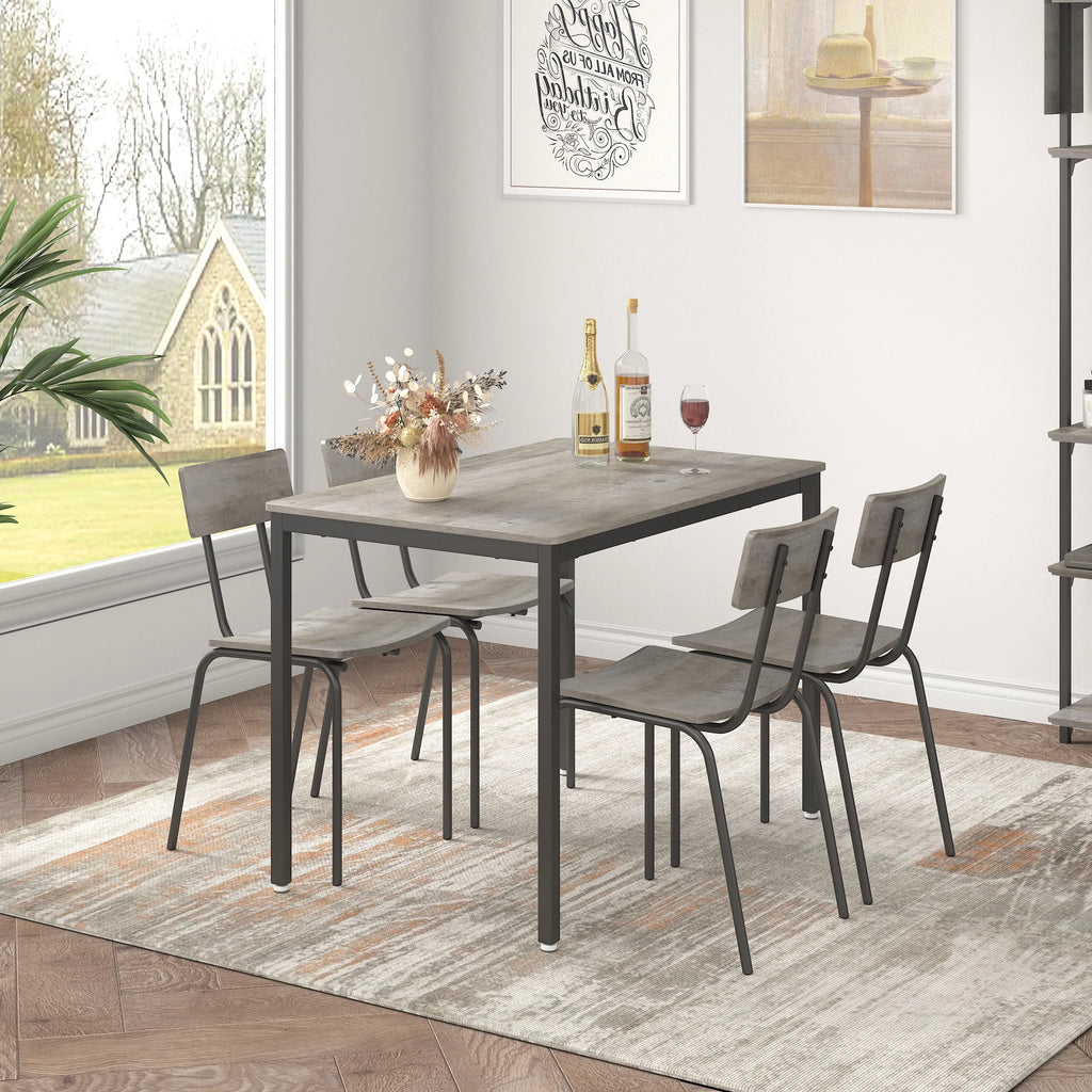 5-Piece Dining Table Set with Chairs V413