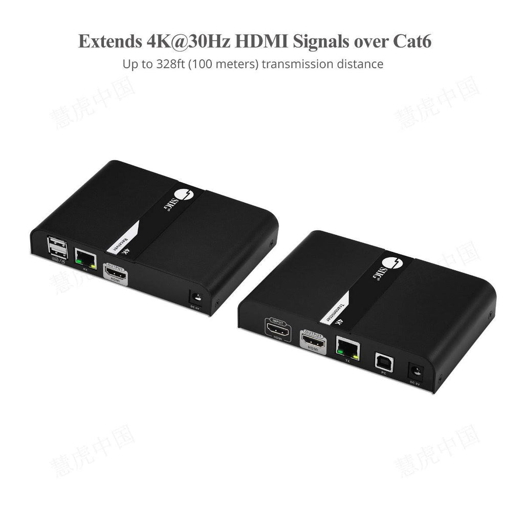 HDMI 4K30Hz KVM over Cat 6 A/V/USB Extender H4435