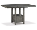Gray Counter Height Dining Extension Table X73099