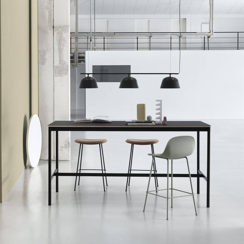 Black Fiber Bar Stool J80122